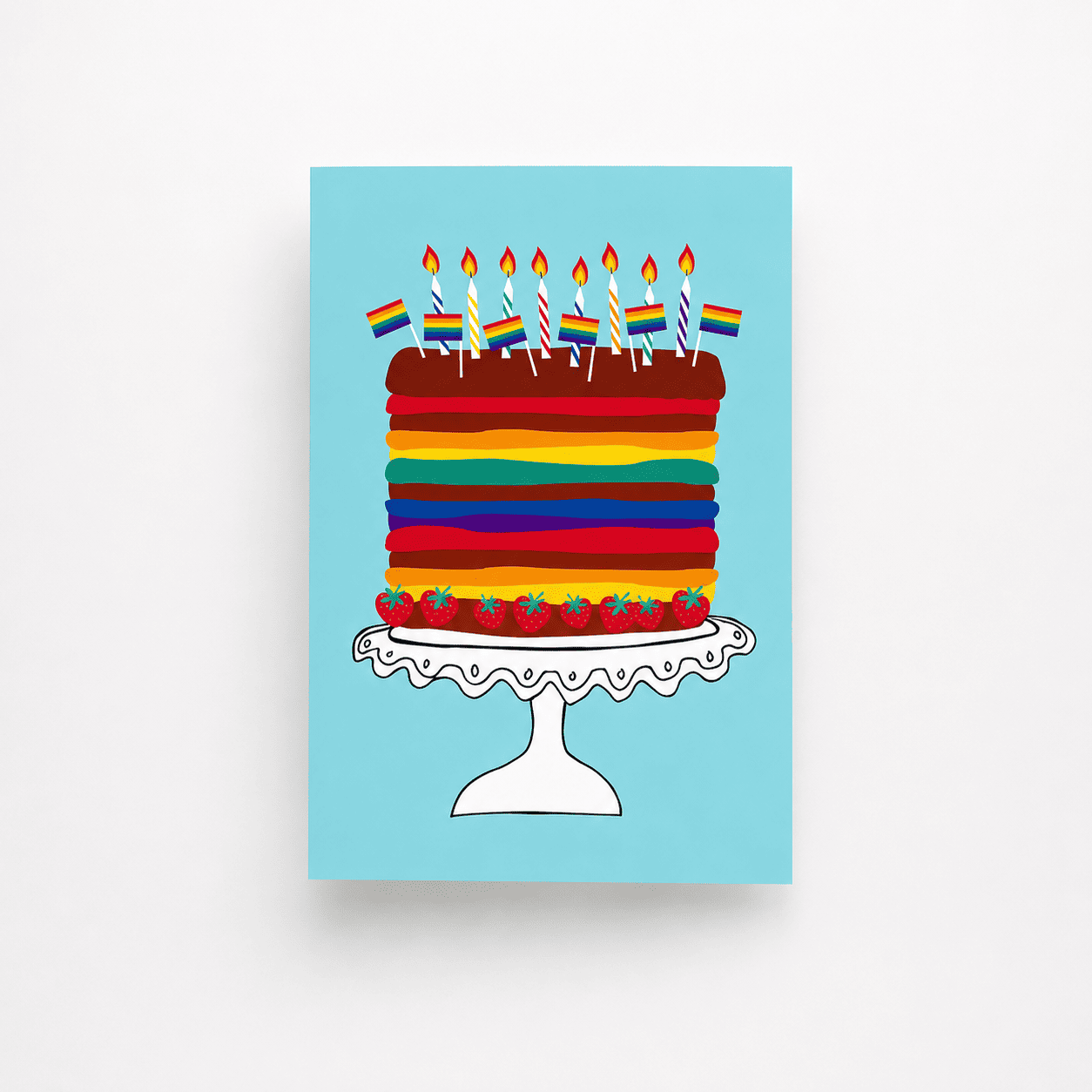Birthday cake card